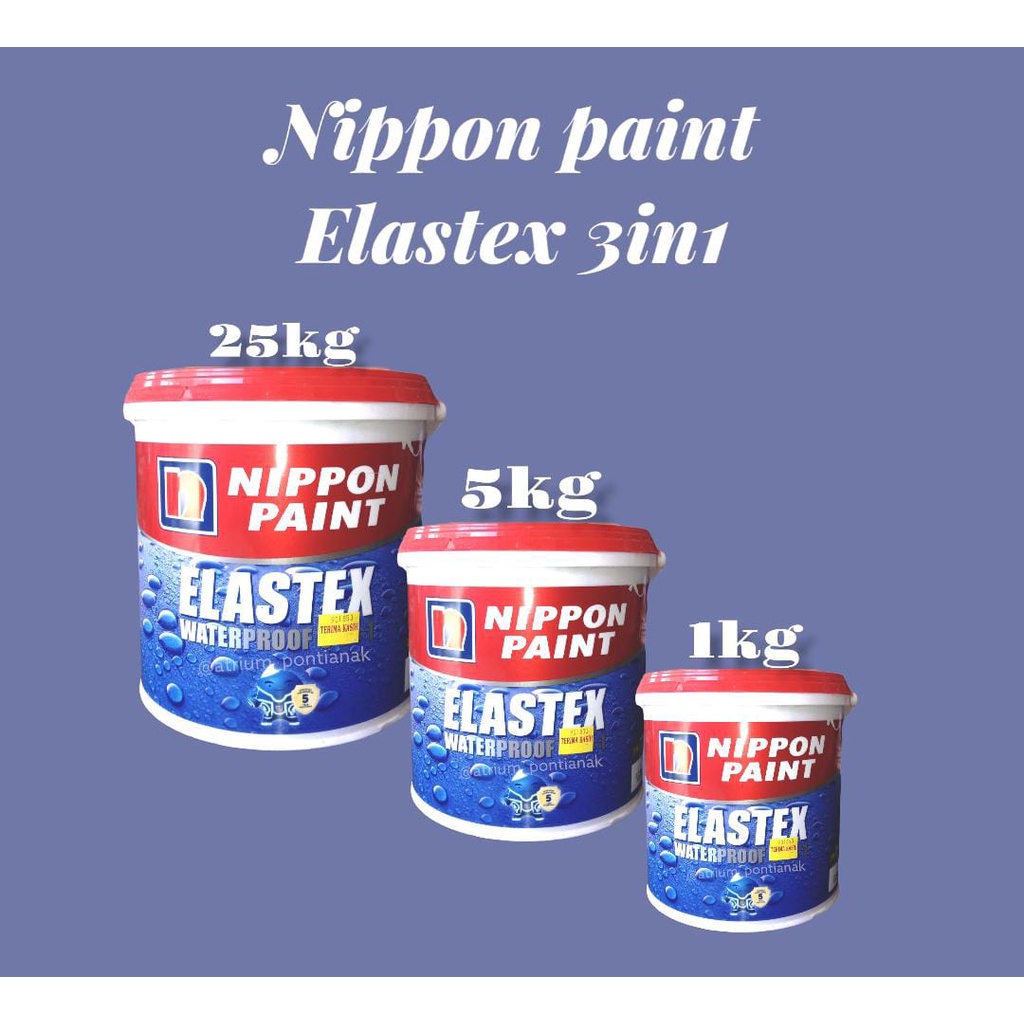 Cat dinding Nippon Elastex 3in1
