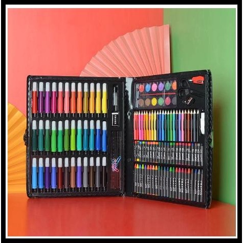 

Super Mega Art Set Anak 150Pcs Spidol Crayon / Set Menggambar