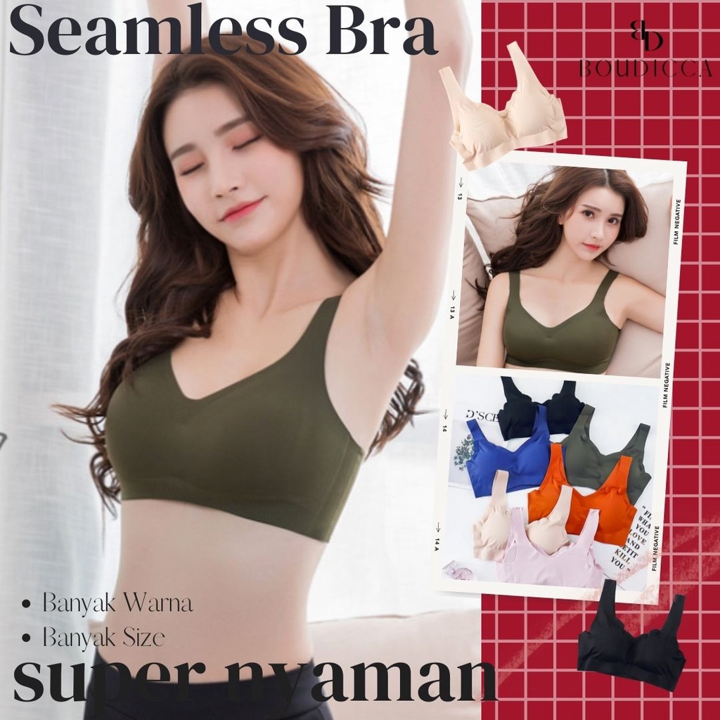 Bra Seamless Wanita Bra Tanpa Kawat / Sport Bra / Sleep Bra / Bra Wanita Tanpa Kawat / Yoga Bra / BH