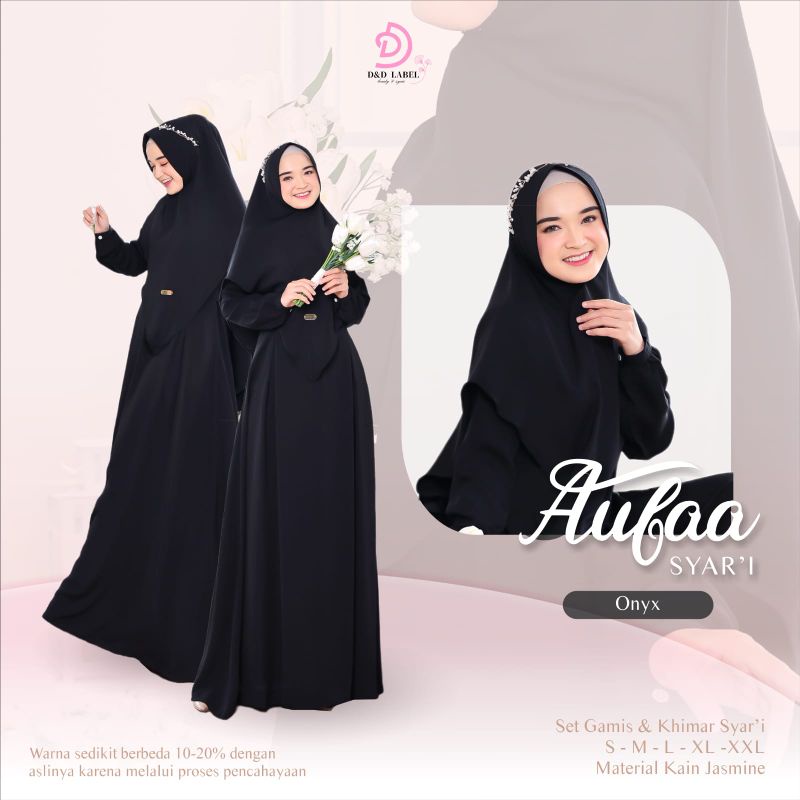 aufa gamis syar'i by dnd label open po