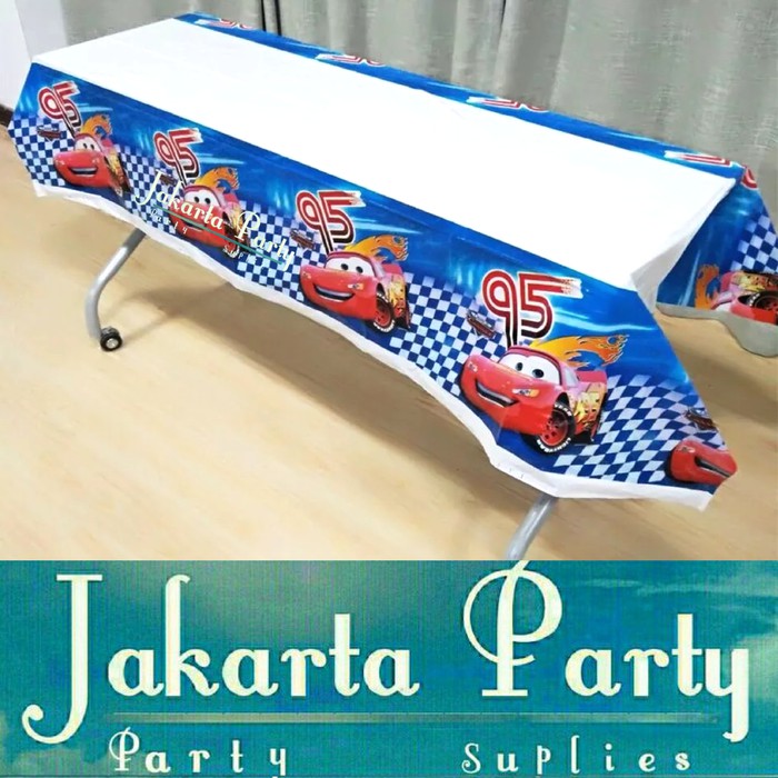 Table Cover Motif Cars / Taplak Meja Karakter Cars