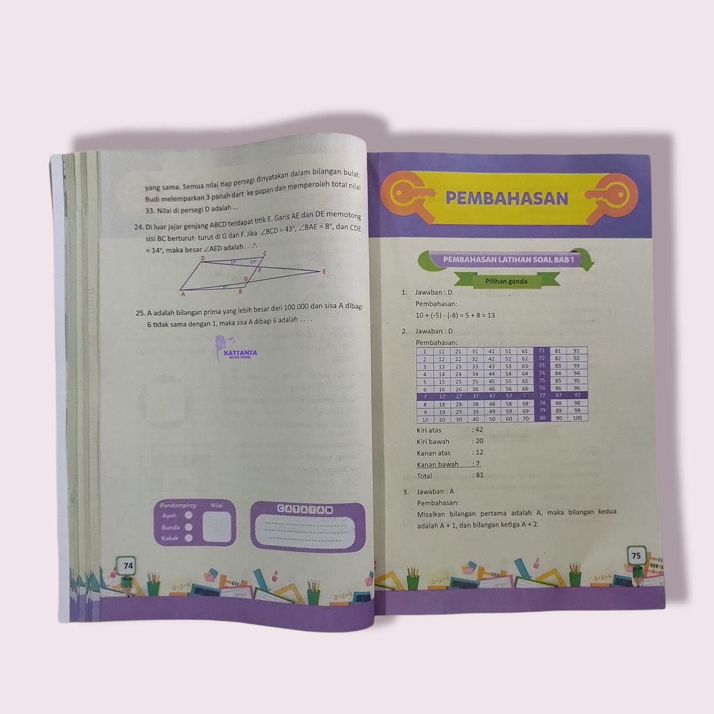Buku Anak – Buku SD - Buku Juara Olimpiade Sains Nasional Matematika-5