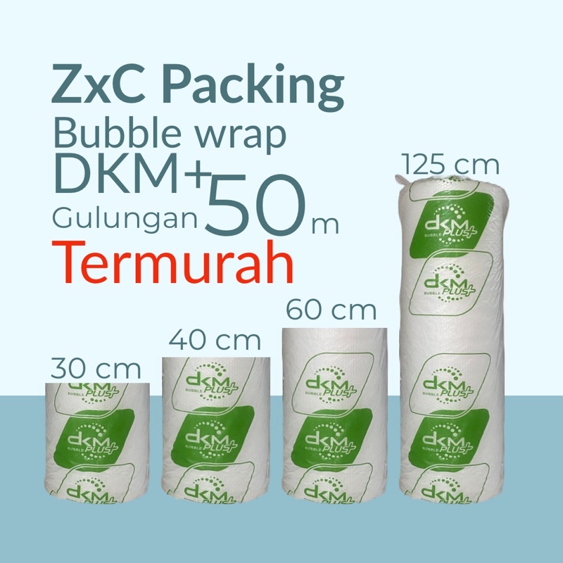 

DKM+ TMS Bubble wrap Roll 30cm x 50m BENING HITAM 60cm x 50m PREMIUM MURAH