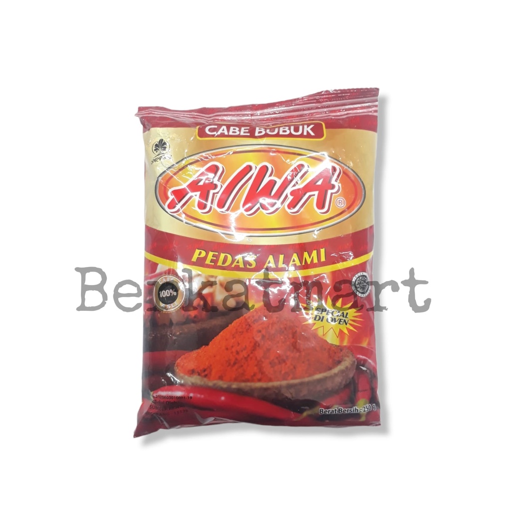 Cabe Bubuk Pedas alami Special AIWA 250g