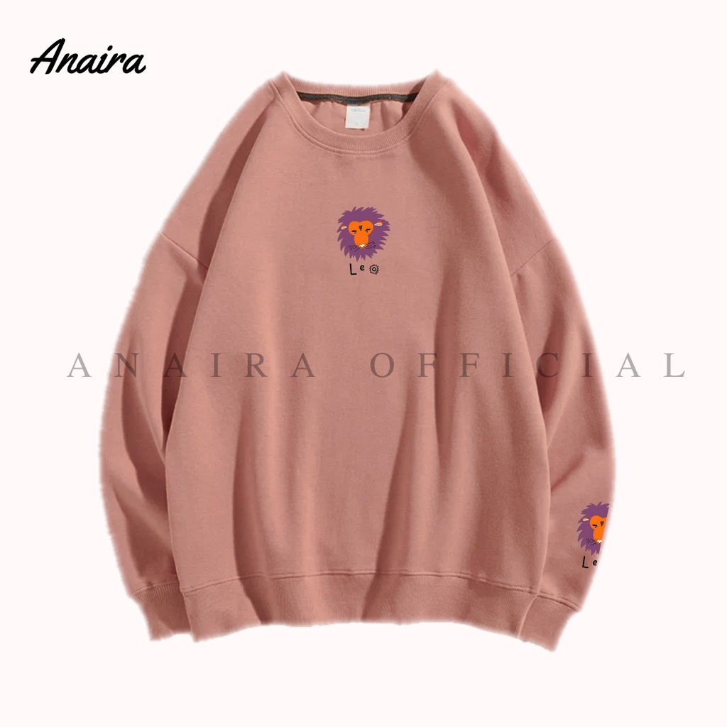 LEO SWEATER CREWNECK WANITA ANAIRAOFFICIAL