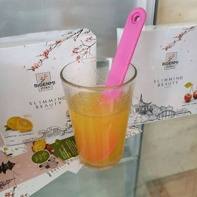 4 BOX Slimming Beauty Bigenmi Rasa Lemon
