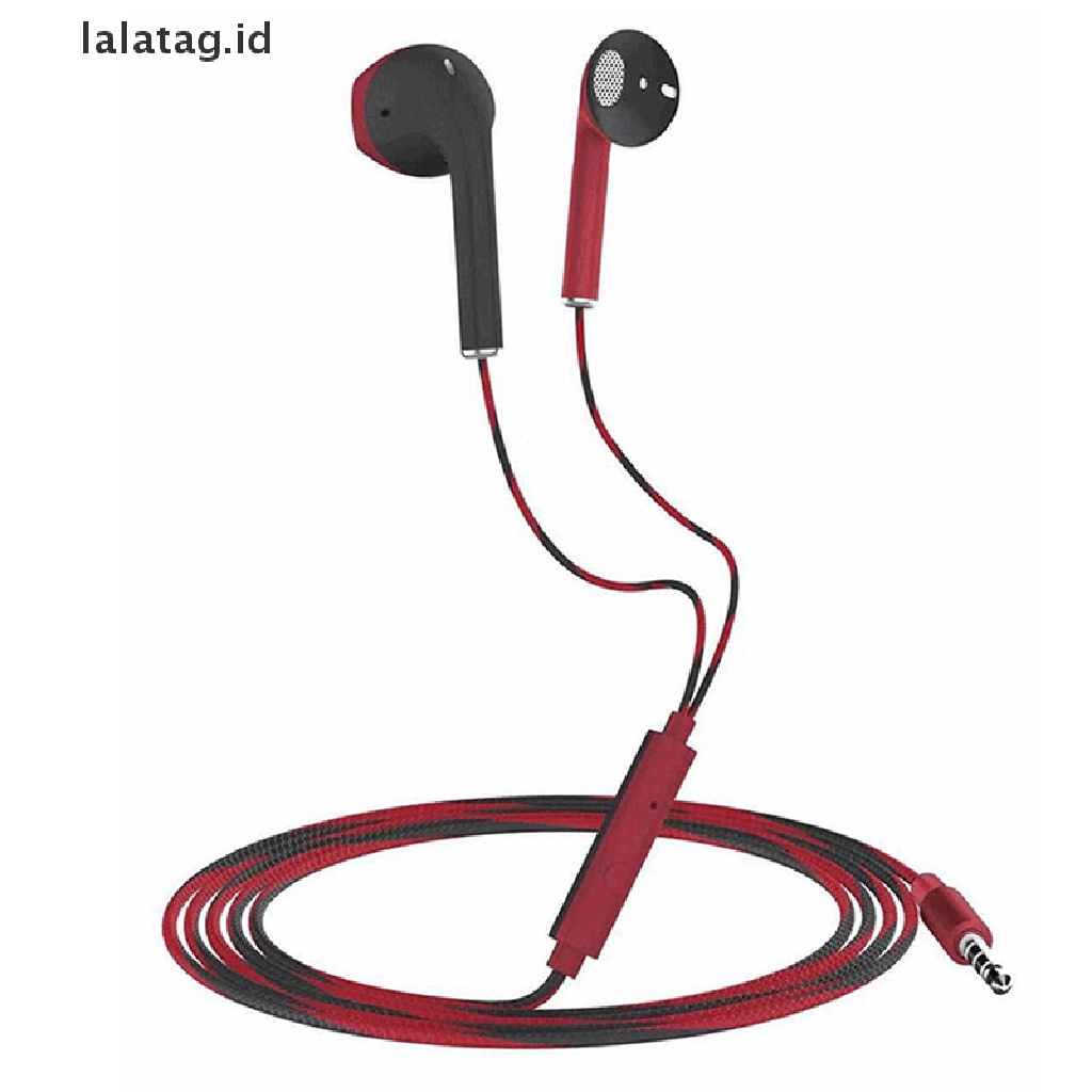 (Flyag) U24 Headset Earphone IN-Ear Kabel Stereo Jack 3.5mm Untuk Musik / Game / Lari