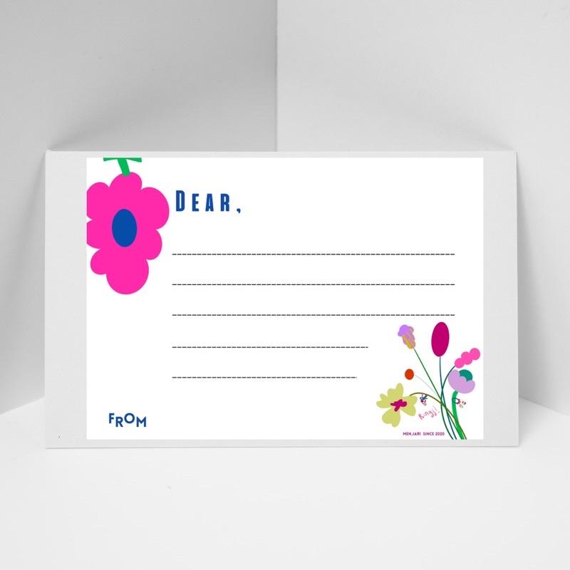 

Greeting Card— Hand-Written Message by Men.jari
