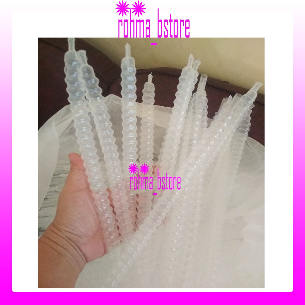 Plastik Es Ulir 250 pcs - Plastik Es Wawan Ulir