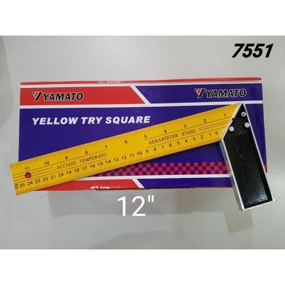 SIKU TUKANG 12INCH YAMATO KUNING ALUMUNIUM