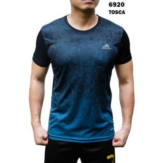 T shirt Kaos  Baju Olahraga Gym Fitness Lari Jogging Bola 