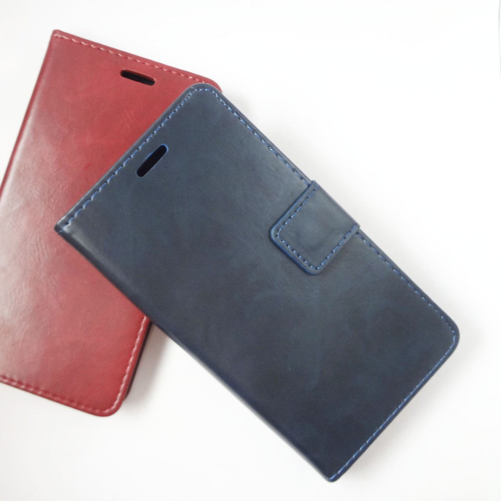 Realme 3 | Realme 3 Pro Original Fashion Selular Flip Leather Case - Flip Cover