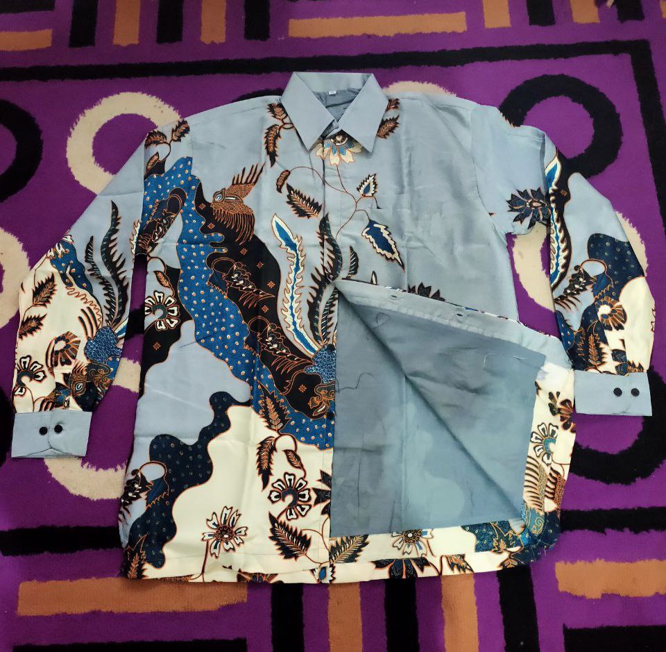Kemeja Batik Semi Sutra Dobby Exclusive Puring Istimewa