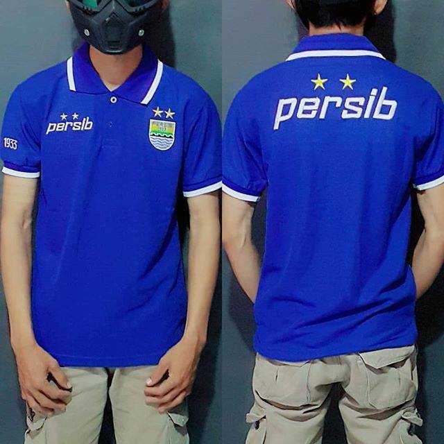 kaos persib bandung kaos polo kaos Wangko baju berkerah Persib oficial