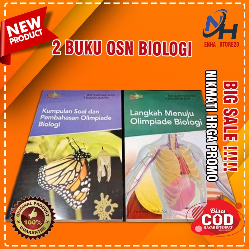 Buku Olimpiade Sains OSN KSN KSM IPA Biologi SMA/MA Prof Yohanes Surya Ph.D Terbaru Original