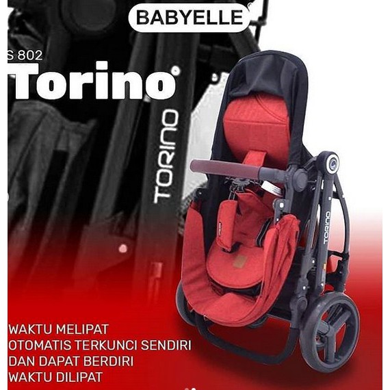 Babyelle Torino Stroller S802 Baby Elle Pram Reversible Seat