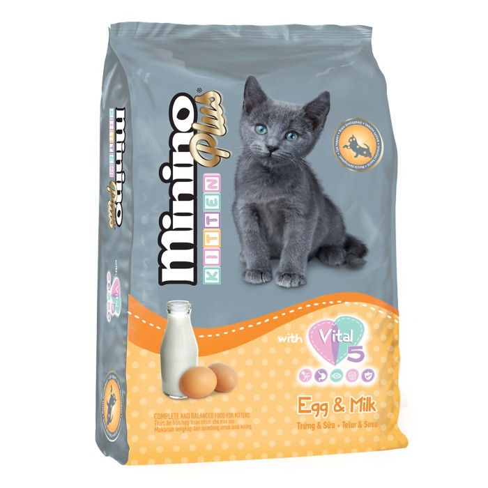 Minino Plus Kitten 500 Gr - Makanan Kering Anak Kucing CKR