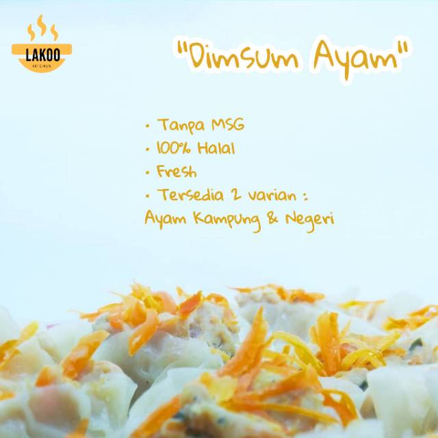 Dimsum Siap Santap Ayam Kampung Negeri Non Msg Shopee Indonesia