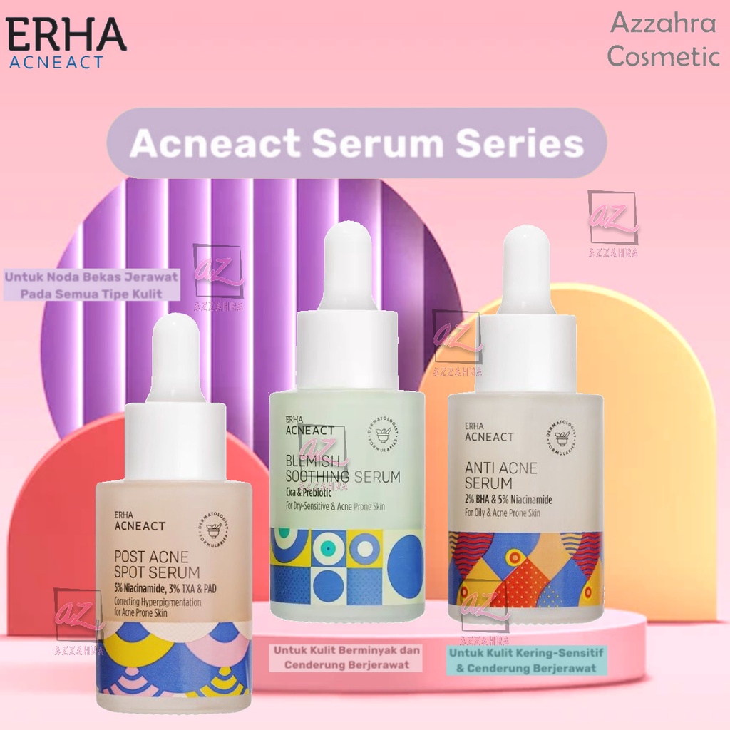 ERHA AcneAct Anti Acne Serum | Post Acne Spot | Blemish Soothing 30ml