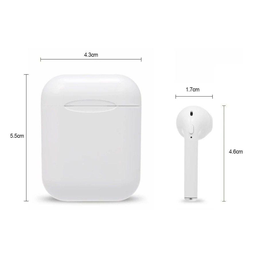 EARPHONE HEADSET HANDSFREE BLUETOOTH WIRELESS i11 TWS QUALITY IMPORT