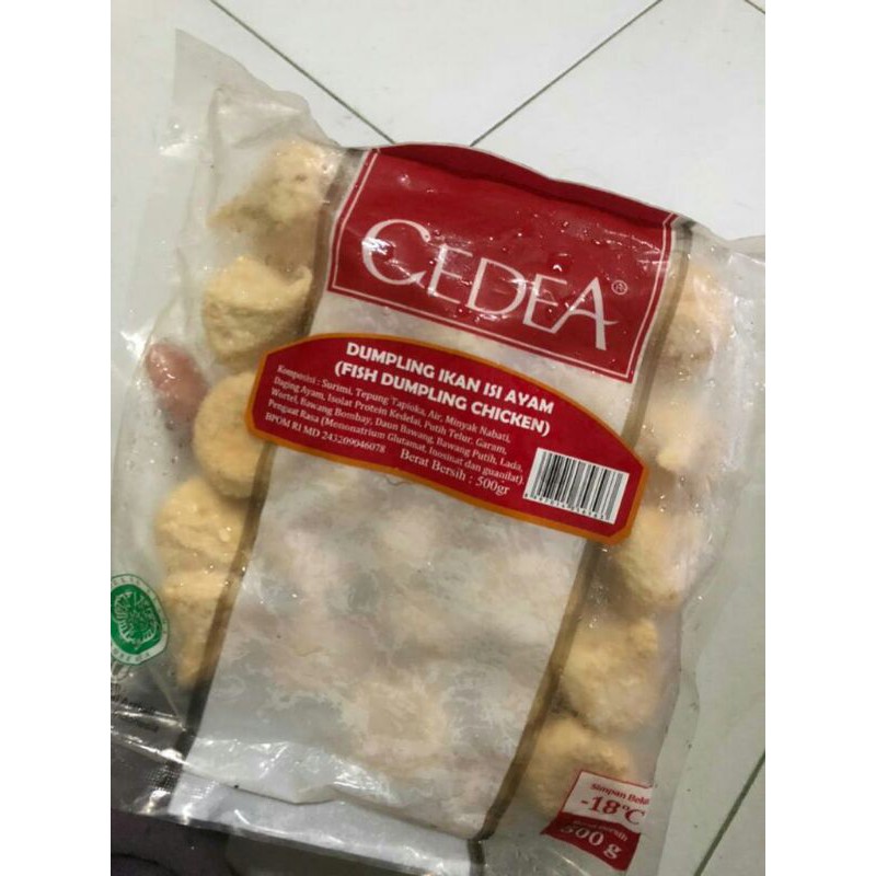 

Cedea dumpling isi ayam 500gr