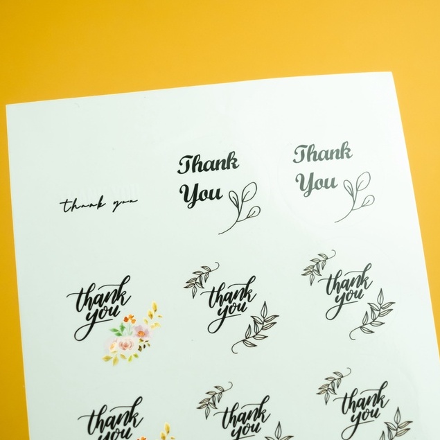 

STICKER THANK YOU TEMPLATE / STICKER UCAPAN / STICKER TERIMAKASIH / STICKER THANK YOU BULAT / STICKER CUTTING THANK YOU / FREE EDIT