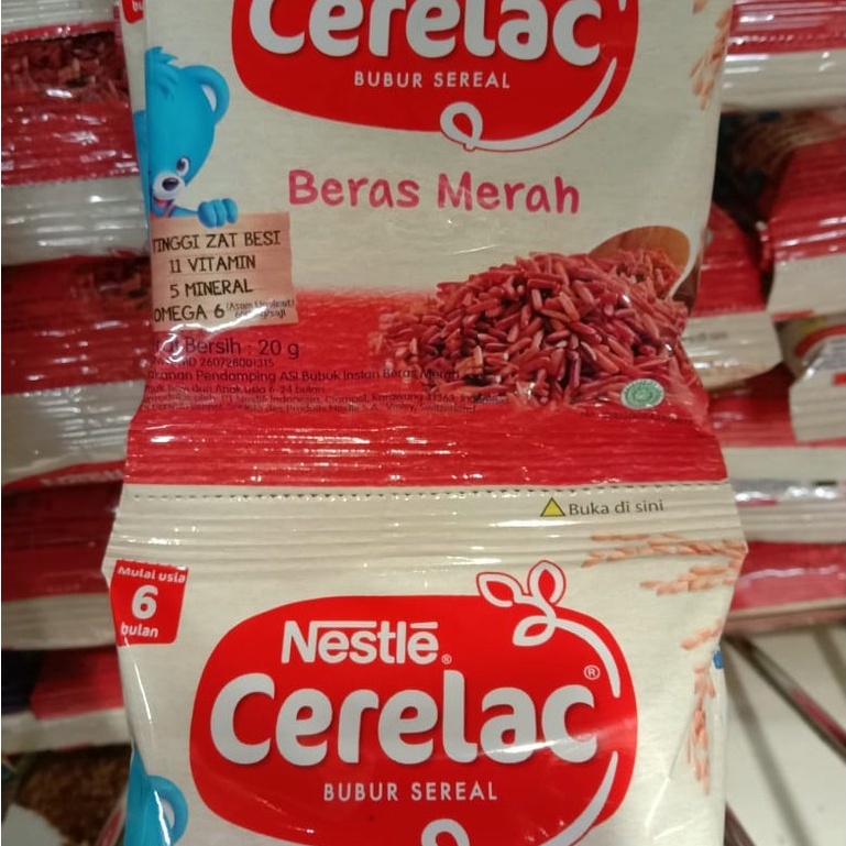 Nestle Cerelac Beras Merah 20 gr