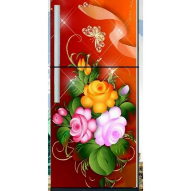 Stiker kulkas 2 pintu