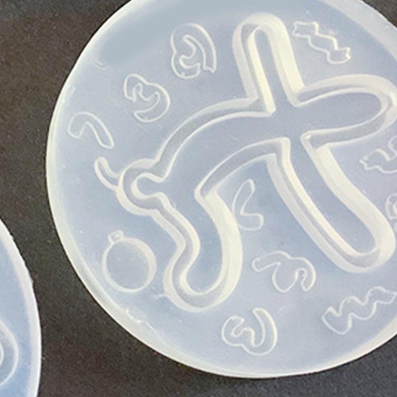 Siy Cetakan Resin Epoksi Bentuk Balon Anjing Bahan Silikon Untuk Gantungan Kunci Handmade