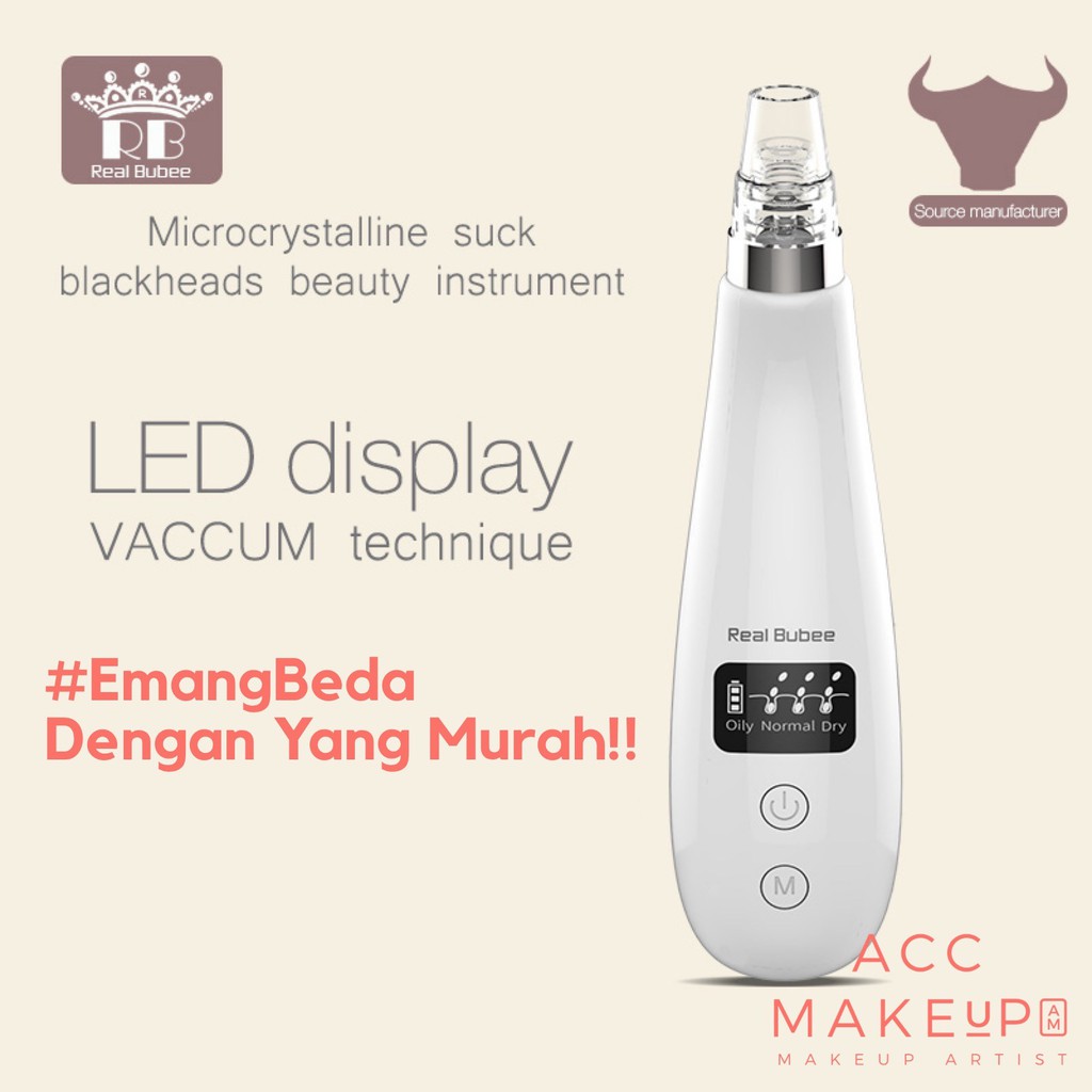 [ Terbaru ] Real Bubee Alat Penyedot / Vaccum Komedo Microcrystalline Remove Blackhead RBX-601