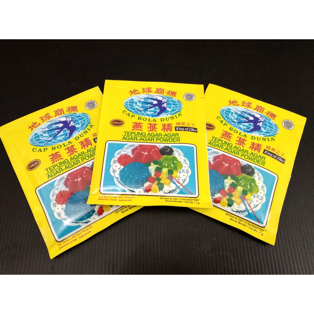 Agar Bola Dunia Coklat