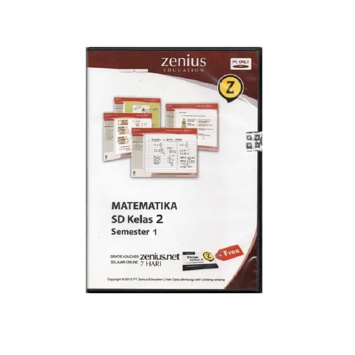 Zenius Set Cd Sd Matematika Kelas 2 Semester 1 Shopee Indonesia