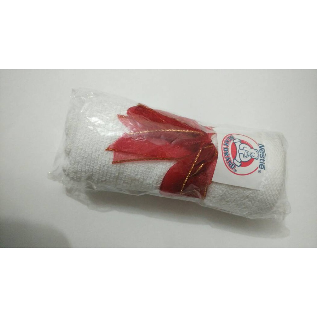 Handuk Sport Muka Kecil Simple Travel Magic Towel Lap Putih Polos
