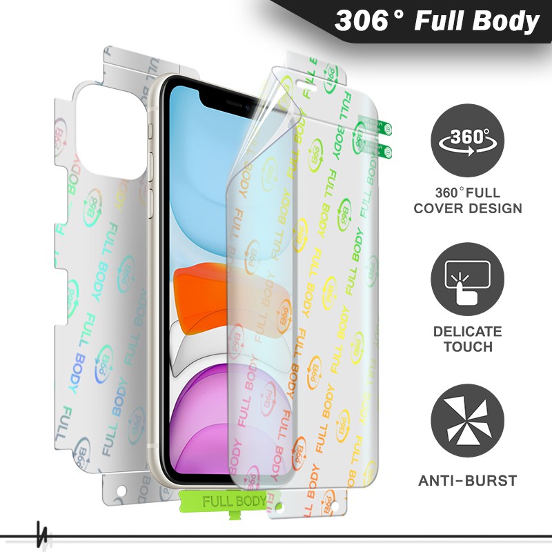 BEST SUIT HYDROGEL FULL SET CLEAR anti gores OPPO A9 / OPPO A5 2020 DEPAN BELAKANG