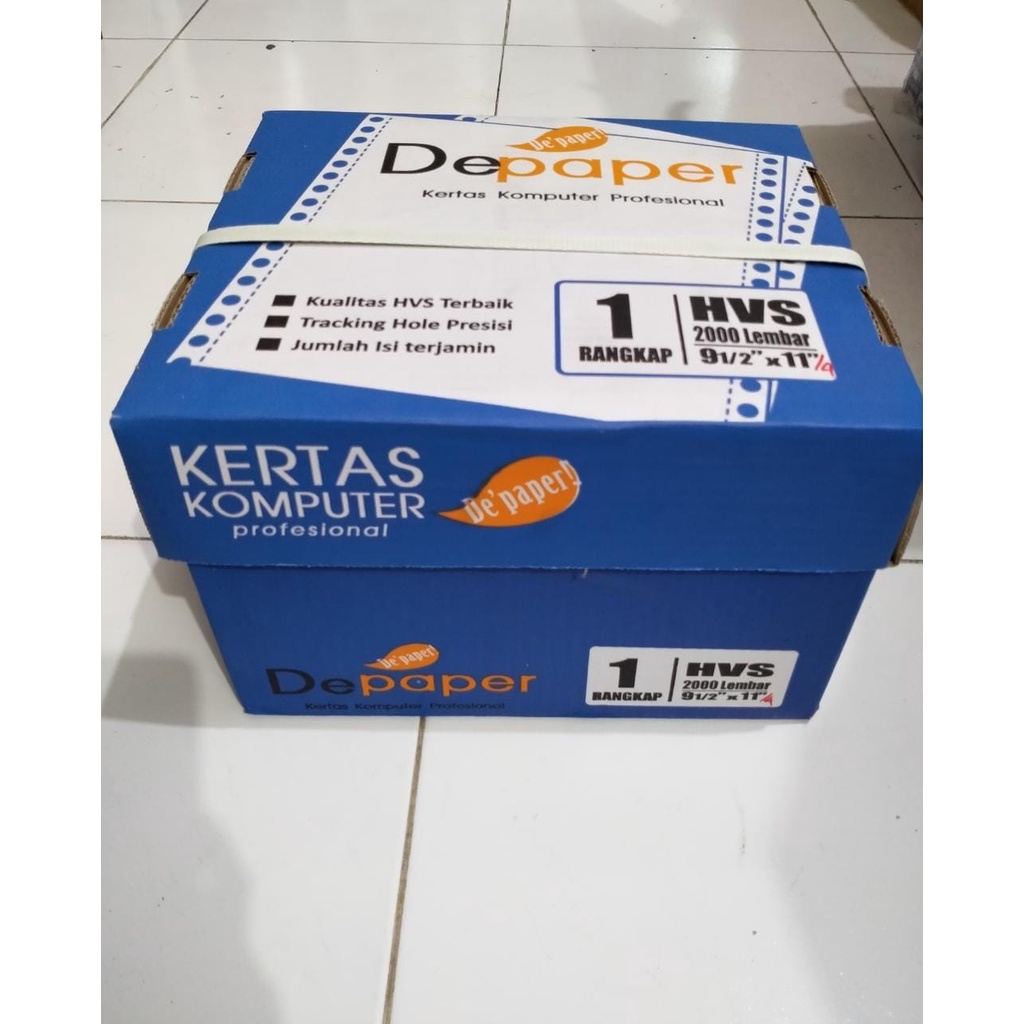 

Kertas Continuous PPOB 1ply 9,5x11"/4