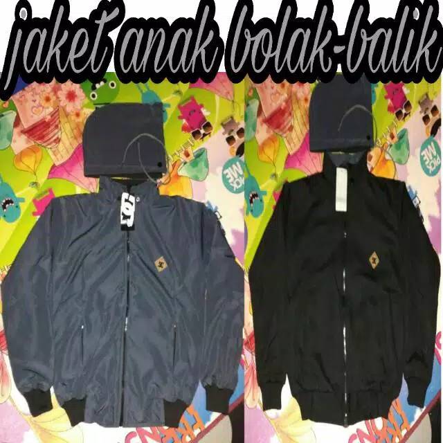 jaket anak bolak-balik hoodie