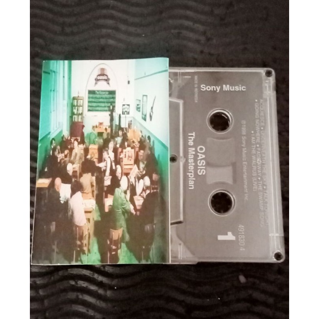 Kaset Pita Cassette Tape Oasis - Masterplan - britpop
