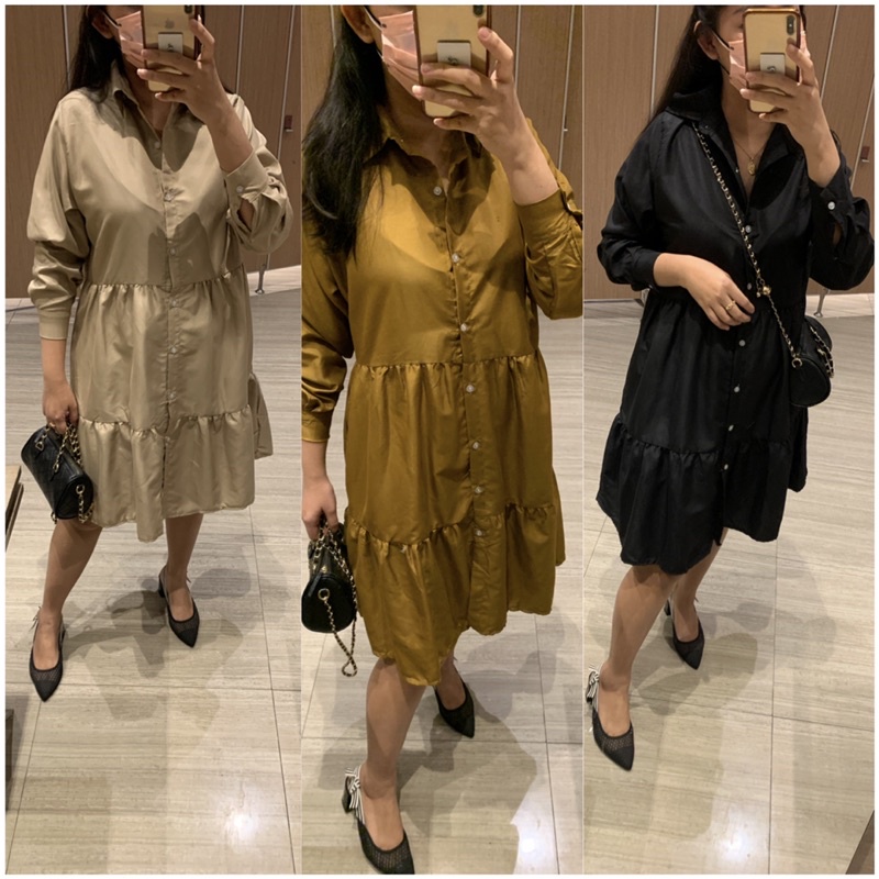 SALE 2.2 BISA COD - BABYDOLL DRESS / DRESS WANITA / DRESS IMPORT / DRESS KOREA / DRESS BUMIL / DRESS