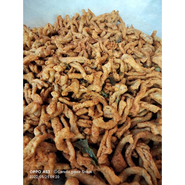 

KRIPIK USUS PEDAS DAUN JERUK