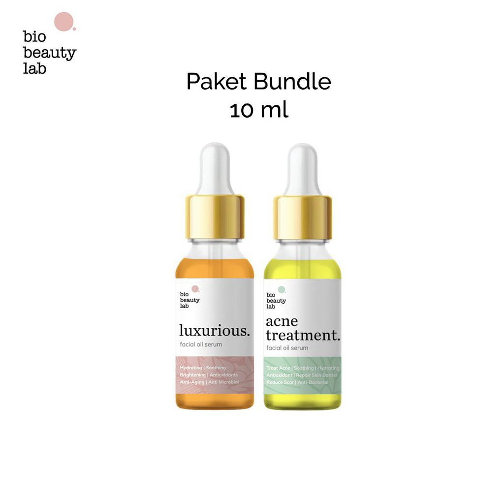 Bio Beauty Lab - Paket bundle 10ml luxurious &amp; 10ml acne treatment