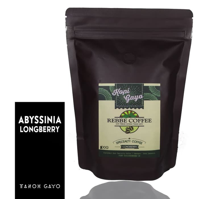 Kopi Gayo Aceh Longberry Abyssinia Biji / Bubuk