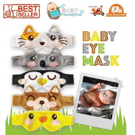 Kacamata Jemur Bayi / Eye Mask Baby Sun Protector / Pelindung Mata Bayi Sunbathing Kaca Mata Bayi