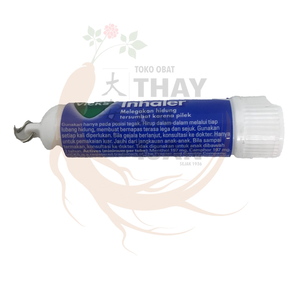 VICKS INHALER | MELEGAHKAN PERNAFASAN DAN HIDUNG TERSUMBAT-1