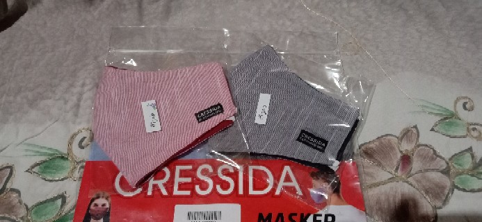 Masker Cressida Hijab 4pcs Free 2pcs