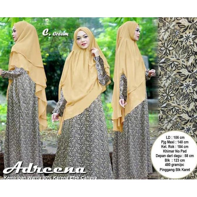 BAJU GAMIS MUSLIM BUSUI / BAJU BUSUI ADREENA / MAXI BUSUI