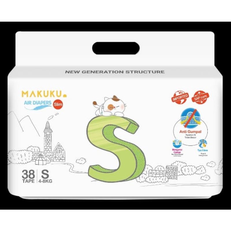 MAKUKU DIAPERS S38