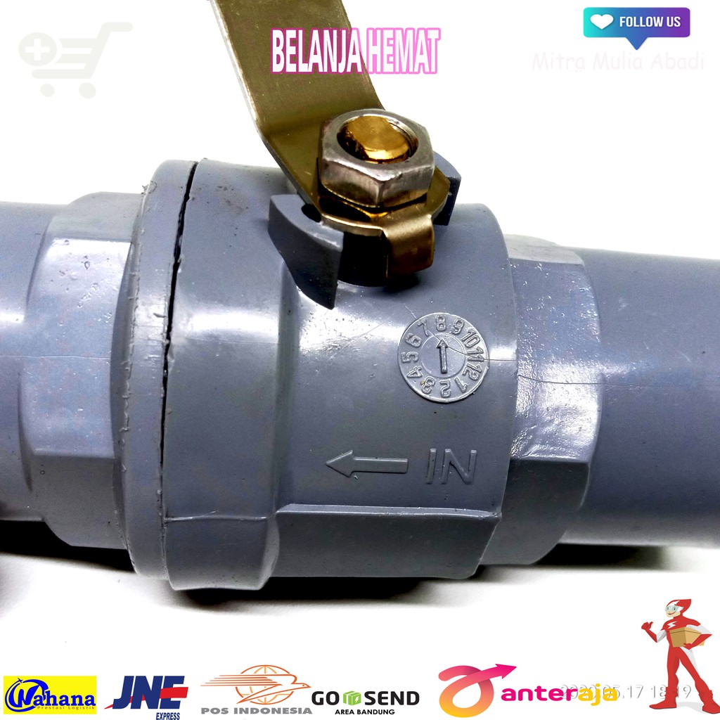 Ball Valve 1&quot; Stop Kran Keran Stop Ball