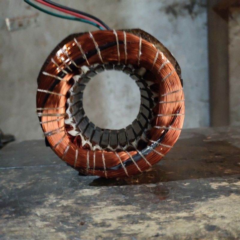 spool Shimizu 200 watt gulungan pompa air Shimizu 200 watt full TEMBAGA murni