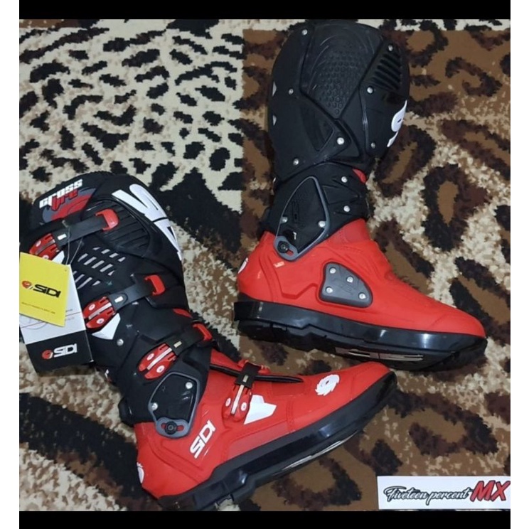 Sepatu SIDI CROSSFIRE 3 SRS MX BOOTS RED Black