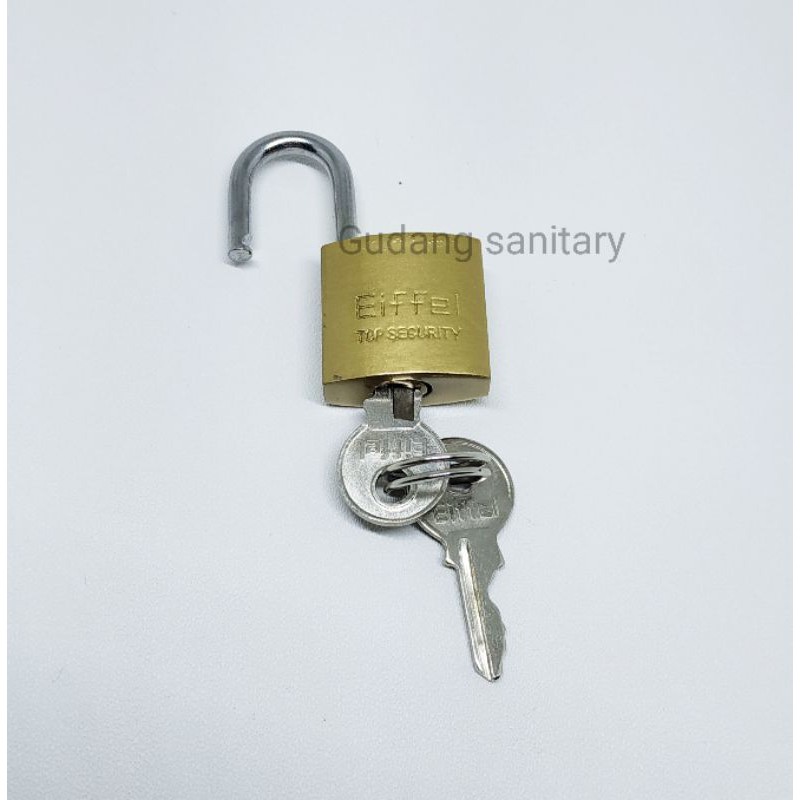 kunci gembok 20mm gembok mini gembok koper kunci koper gembok tas kecil gembok kuning gembok koper